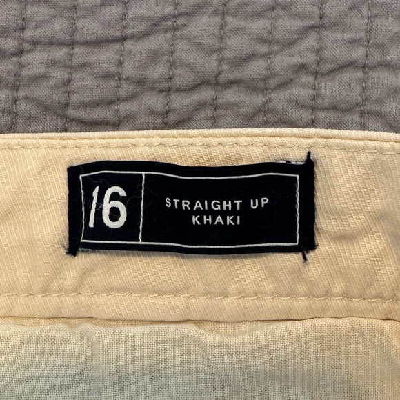 NWT Gap Khaki Twill Pants Size 16 - Picture 3 of 5